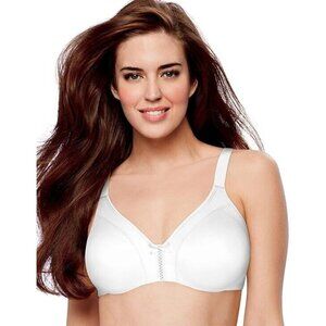Bali Womens 42D White  Double Support Soft Touch Underwire Bra NEW